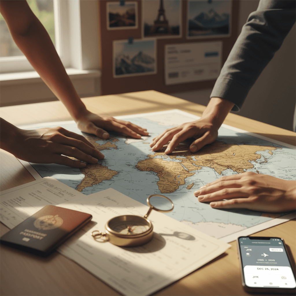 International travel logistics